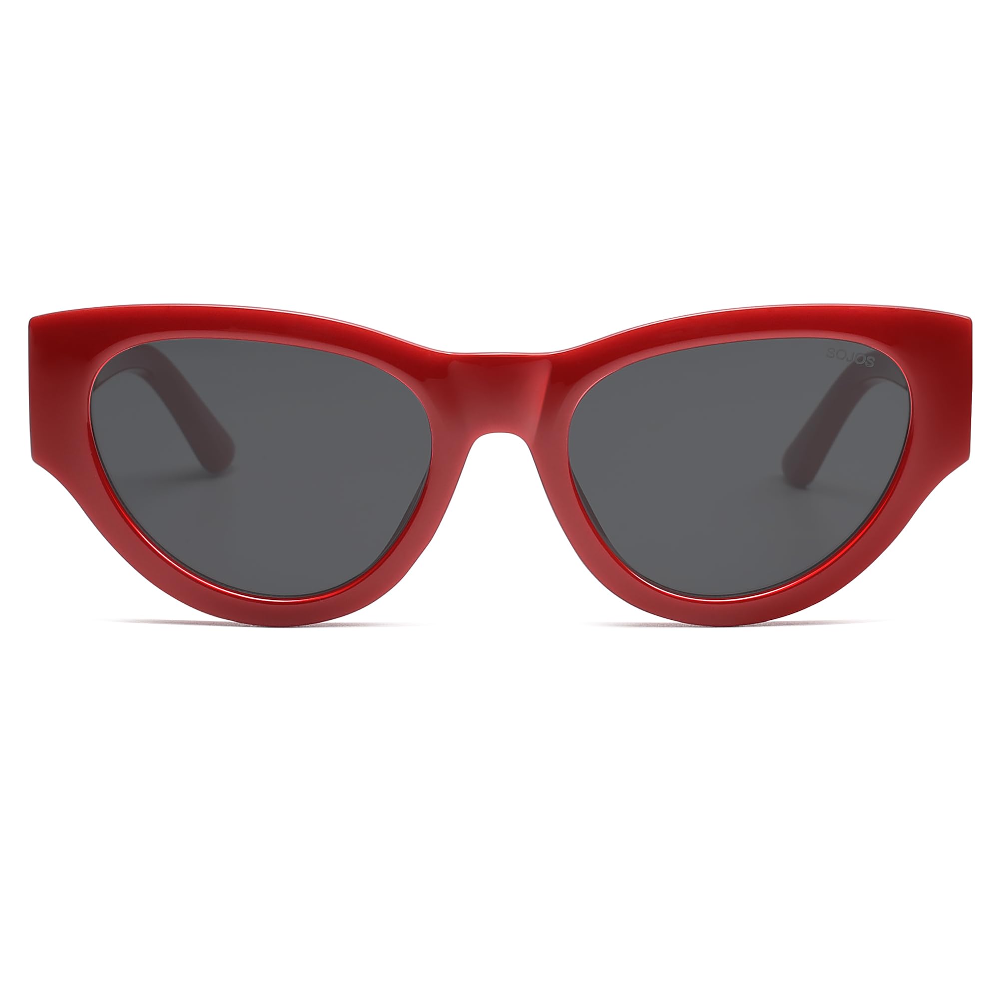 SOJOS Cat Eye Sunglasses for Women & Men 90s Retro Aesthetic Trendy Cateye Designer Sunnies SJ2332 - Image 3