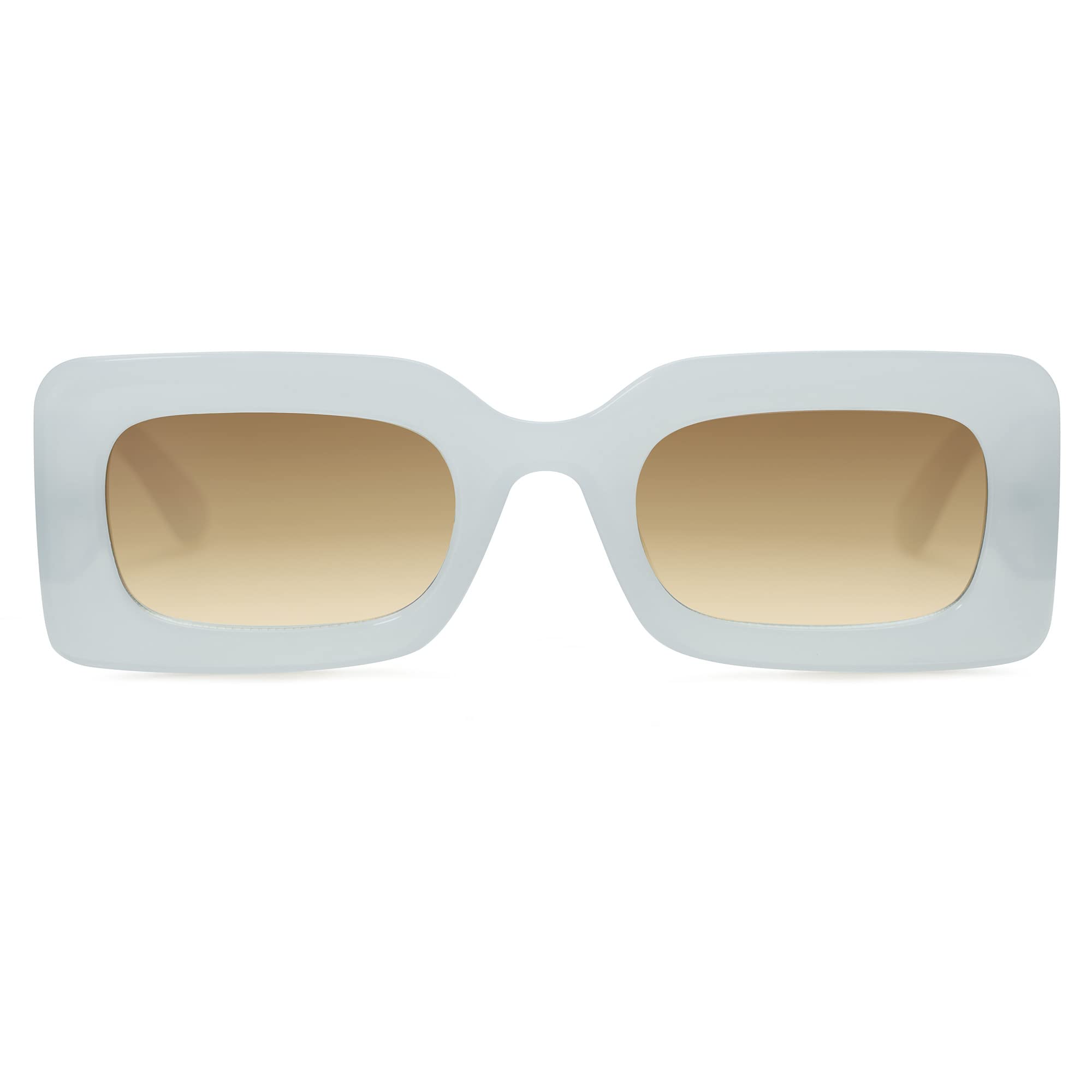 SOJOS Kids Rectangle Nude Blue Sunglasses for Girls Toddler Baby Age 1-2 UV400 Protection Trendy Chunky Glasses SK5612A - Image 5