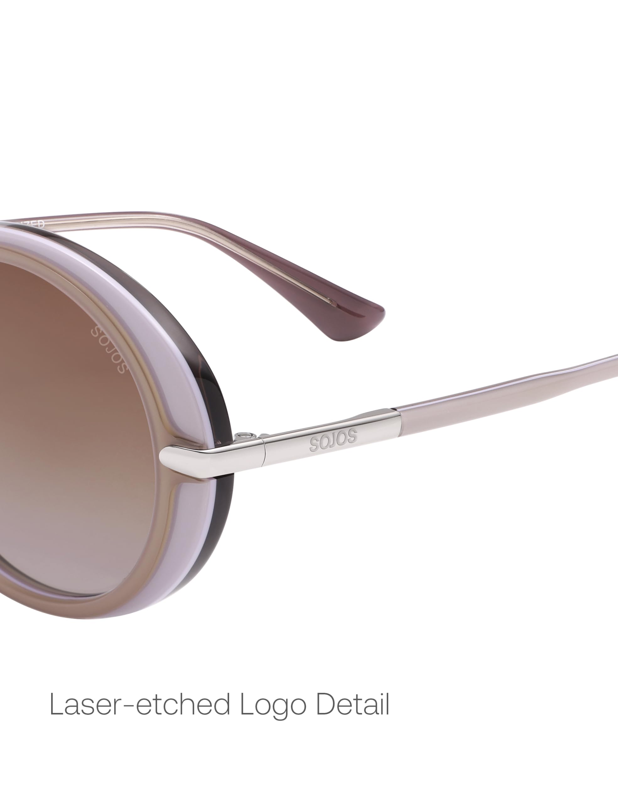 SOJOS Oversized Round Sunglasses for Women Polarized Lenses Acetate Frame Retro Vintage Sun Glasses SJ3128 - Image 6