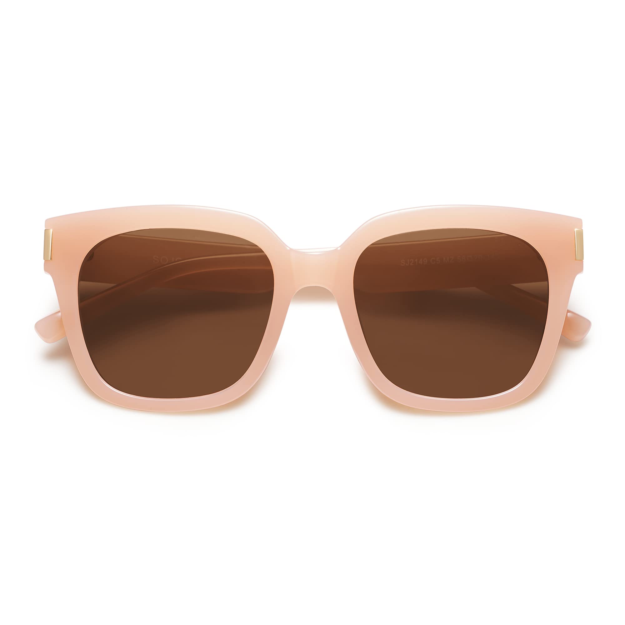 SOJOS Polarized Sunglasses for Women Men Trendy Square Large Sun Glasses SJ2149 - Image 3