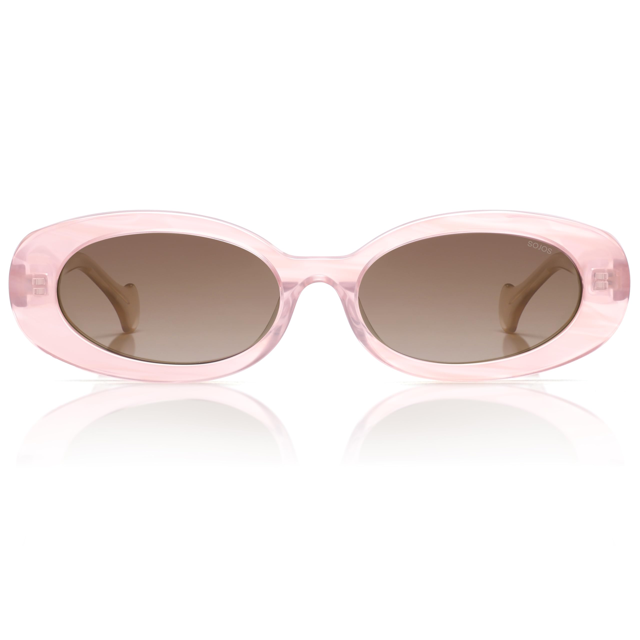 SOJOS Retro Oval Polarized Acetate Limited-Edition Sunglasses for Women Vintage Designer UV400 Protection, Veronica - Image 3