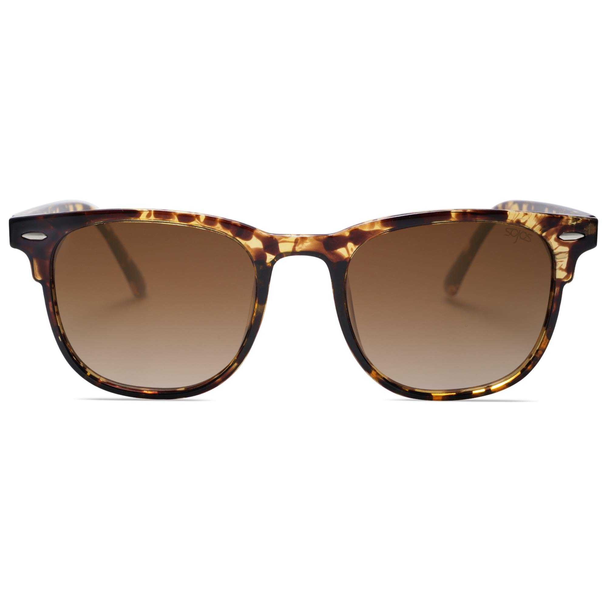 SOJOS Retro Vintage Square Polarized Sunglasses for Women Men UV Protection Lens TR90 Frame Sunglasses SJ2112 - Image 3