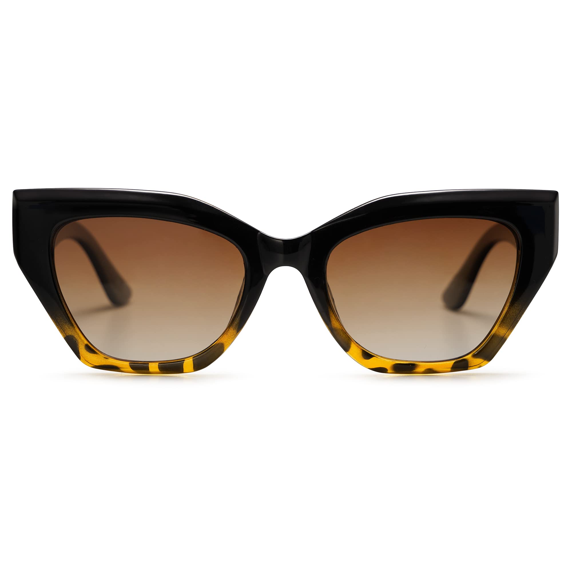 SOJOS Square Cat Eye Polarized Sunglasses for Women Retro Classic Vintage Trendy Cateye Shades Sunnies Gafas de sole SJ2235 - Image 3