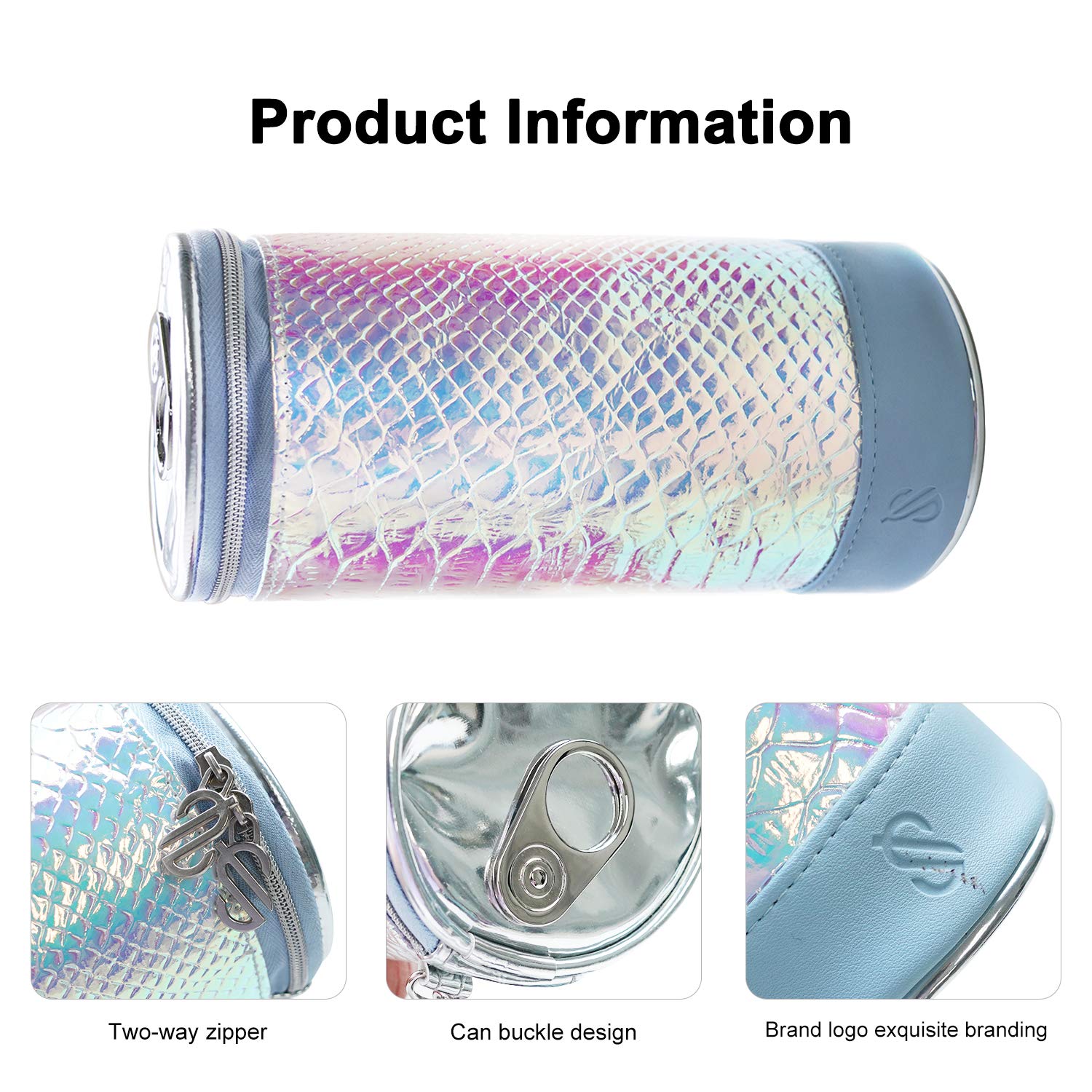 SOJOS Sunglasses Case with Strap, Fits 3 Pairs Eyewear, Stylish Design Purse - Image 3