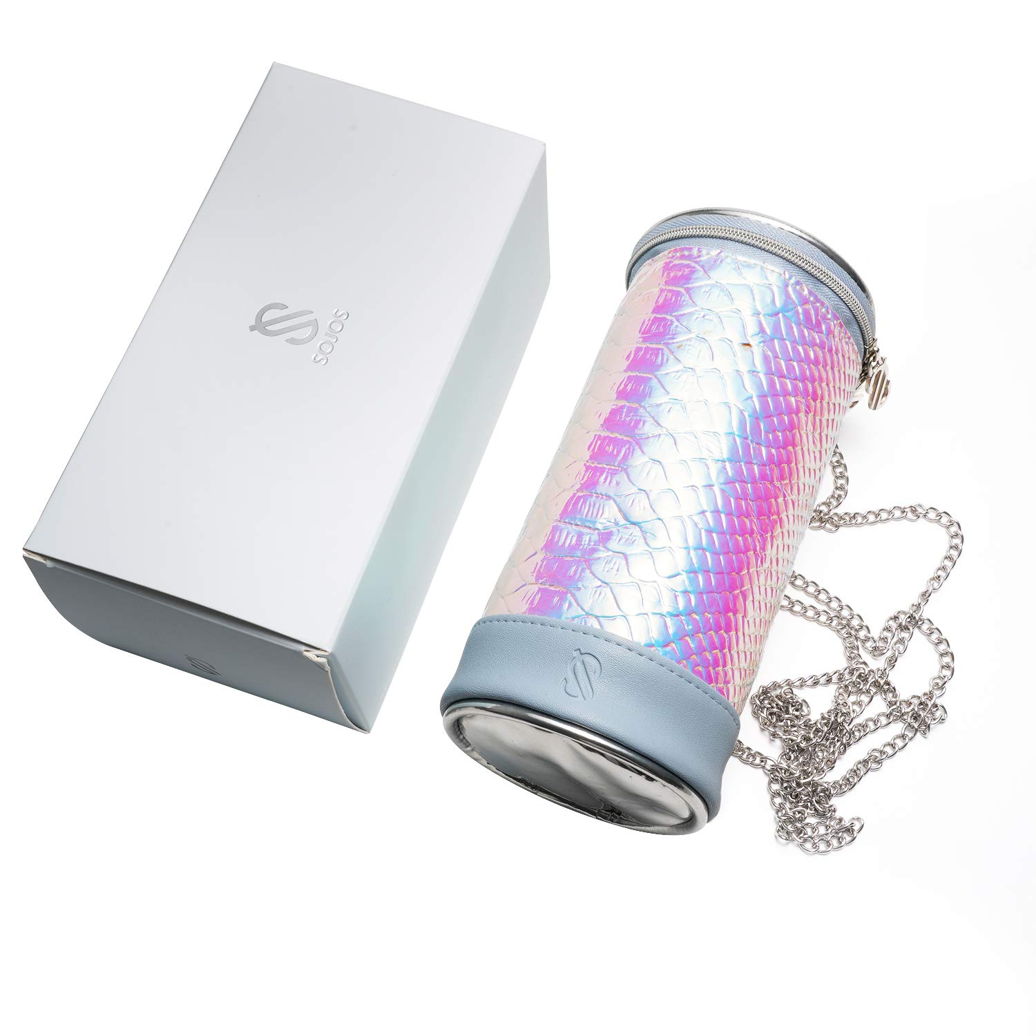 SOJOS Sunglasses Case with Strap, Fits 3 Pairs Eyewear, Stylish Design Purse - Image 4