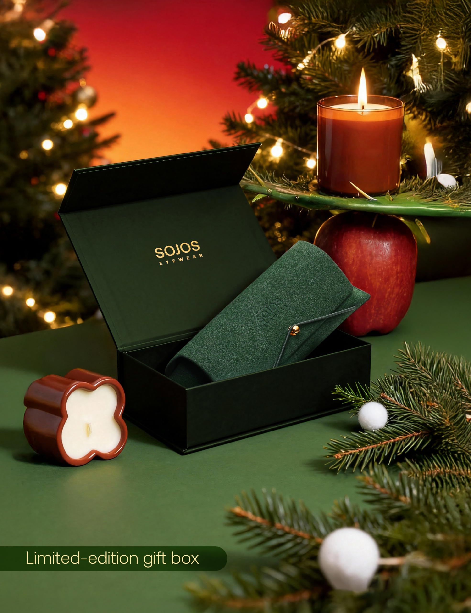 SOJOS Trendy Cute Cat Eye Polarized Sunglasses for Women Fashion Cateye Womens Sunnies SJ2237 - Image 3