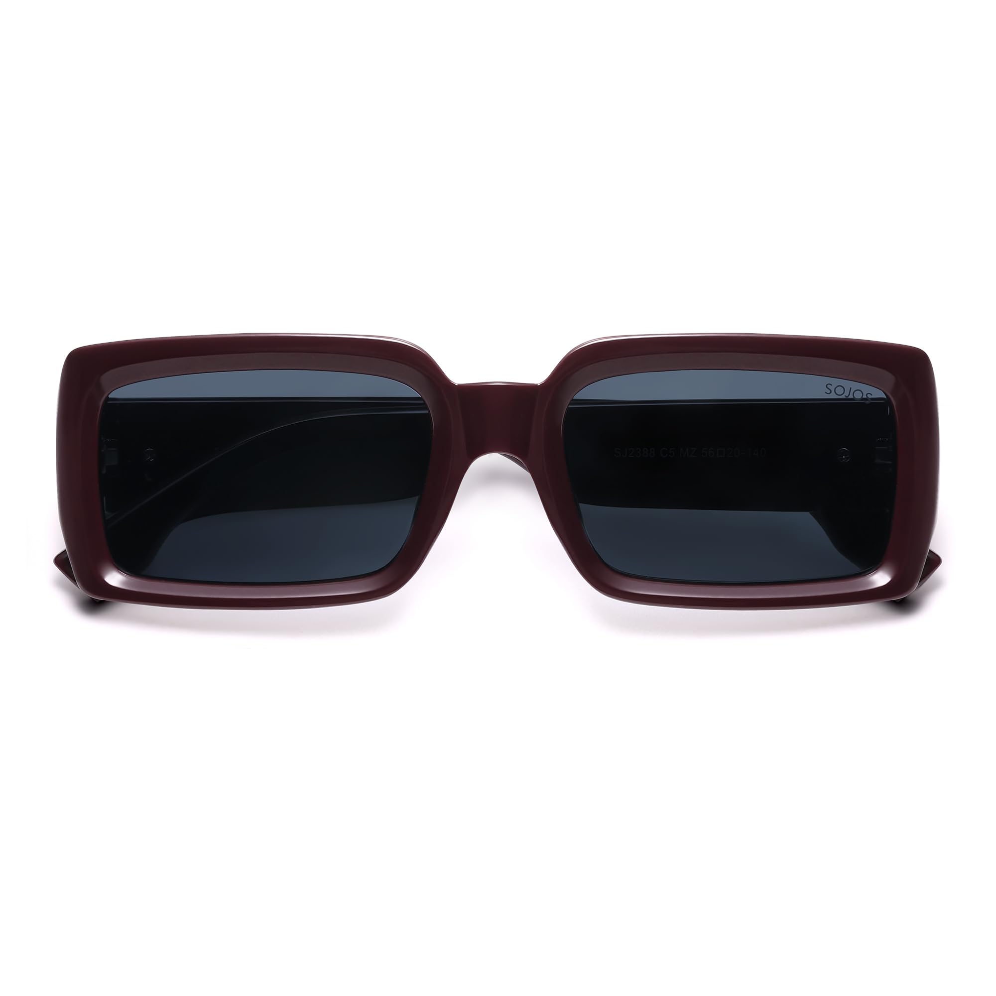 SOJOS Trendy Retro Rectangle Polarized Sunglasses Men 90s Vintage Square Womens Sunnies Shades SJ2388 - Image 4